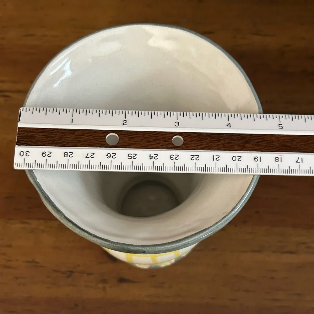 Vintage MacKenzie Childs Vase - King Ferry - Picture 8 of 8